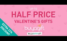 Buyagift 15% off For Valentine's Day!